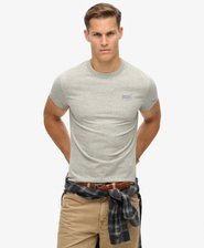 Essential T-shirt van biologisch katoen met logo