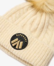 Cable Luxe Knit Beanie Hat