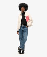 Non Hooded Borg Jacket