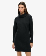 Knitted Roll Neck Jumper Dress