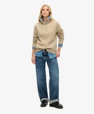 Essential Zip Neck Jumper