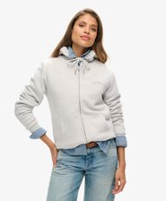 Borg Lined Zip Hoodie