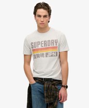 Luźny T-shirt Japan w paski