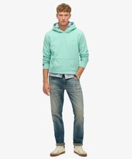 Essential hoodie met logo en halfgeborstelde voering