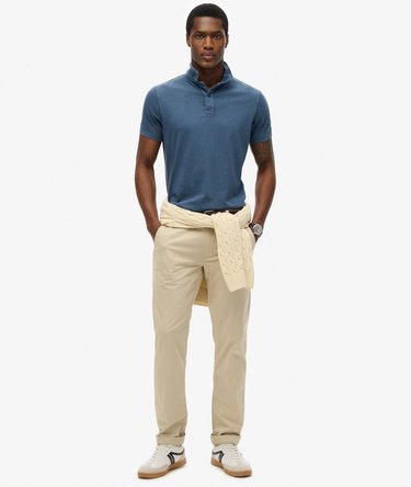 Essential Jersey Polo Top Image 2