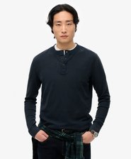 Lightweight Textured Grandad Top