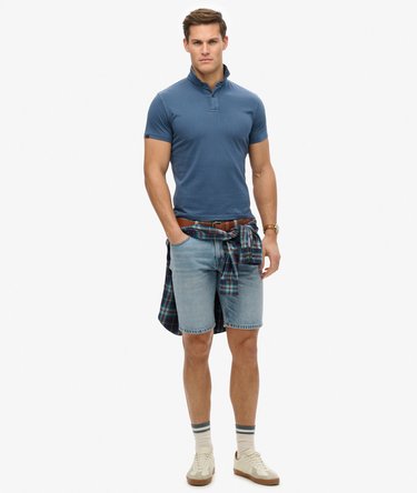 Essential Jersey Polo Top Image 2