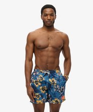 Zwemshort met Hawaïaanse print - 43 cm