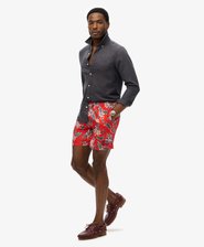 Zwemshort met Hawaïaanse print - 43 cm