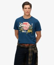 Luźny T-shirt Vintage Logo Tokyo